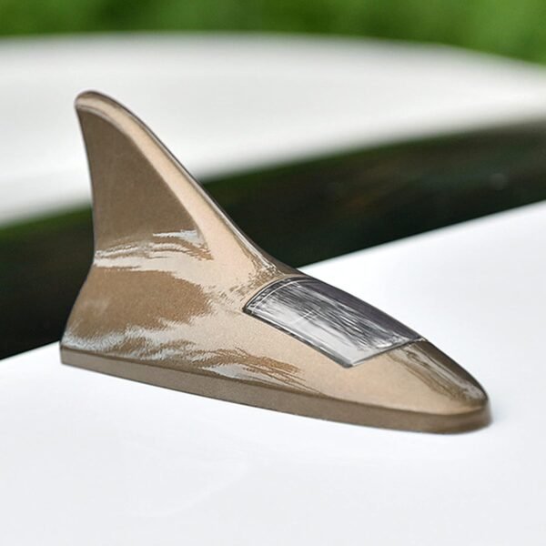 Solar Shark Fin LED Signal Antenna Light for Car Roof Decoration