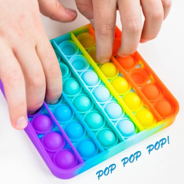 Square it Toy Special Needs Silicone Stress Relief Toy For Kids & Adult All Use Toy