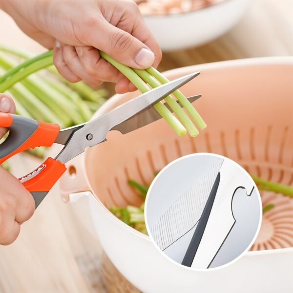 02_14ce8d7b-e22a-47ff-b7f0-2dad5740834f.jpg SpaceMulti-Function Kitchen Scissors for Veggies, Meat & Seafood with Bottle Opener