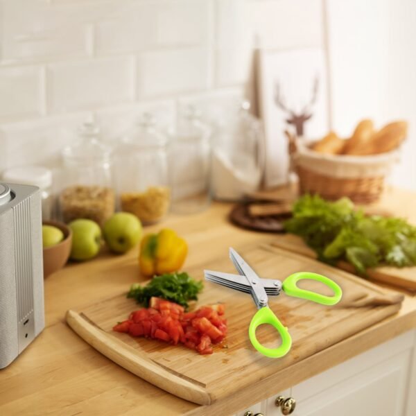 02_14faf523-ec07-422a-96dc-35fb84f3d250.jpg Premium 5 Blade Multipurpose Herb Scissors (1 Pc)