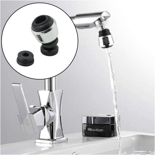 Faucet Bubbler, Faucet Aerator, Water Filter 360° Sink Use (1 Pc)