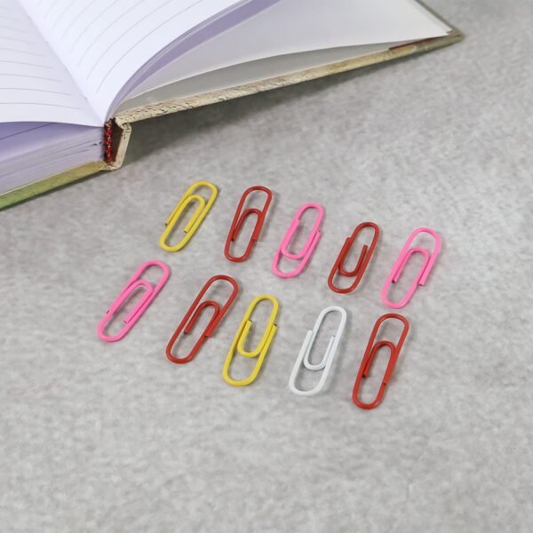 Vinyl-Coated Paper Clips - (10 Pc / Set)