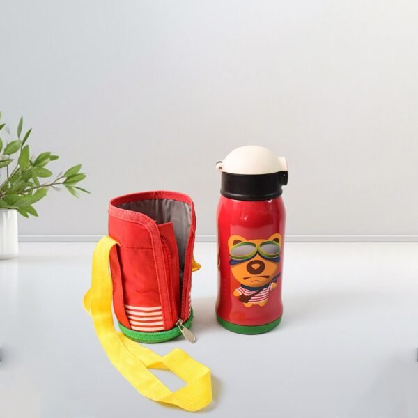 Stainless Steel Water Bottles 500 ML Approx (Mix Design & Color / 1 Pc)