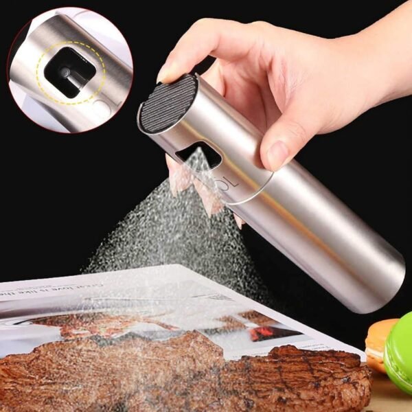 Oil Spray Bottle Dosa | Food Grade Stainless Steel Glass Oil Spray Bottle (100 ML)