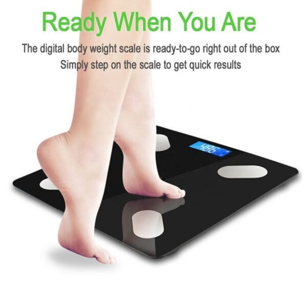02_1c614d35-2baf-464d-850b-011225eb7036.jpg Bluetooth Body Fat Scale Digital Smart Body Weight Scale iOS and Android App to Manage Body Weight, Body Fat, Water, Muscle Mass, BMI, BMR, Bone Mass and Visceral Fat with BMI Scale