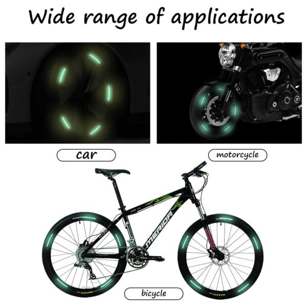 02_1d73016e-47e5-4c08-b1d2-383bfa36c112.jpg Car Wheel Hub Reflective Car Stickers, Night Warning (20 Pcs Set/ Multicolored)