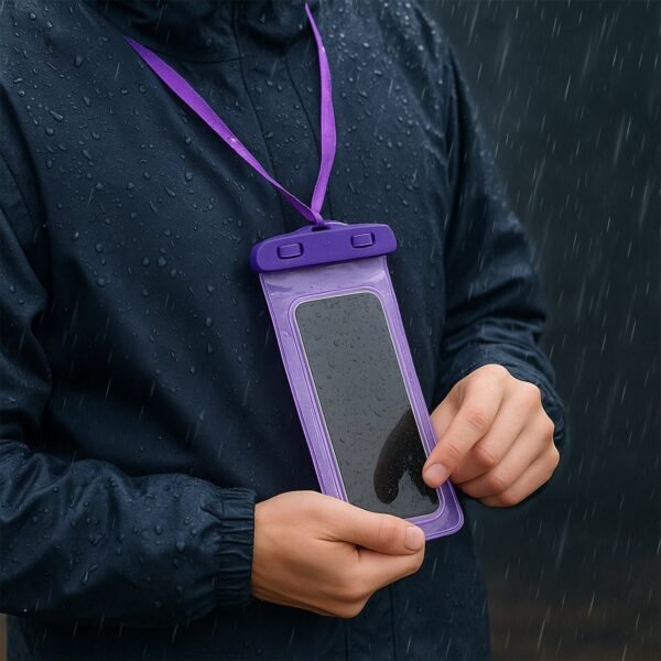 Pouch Cover Mobile Water Protector (1 Pc / Mix Color / Mix Design)