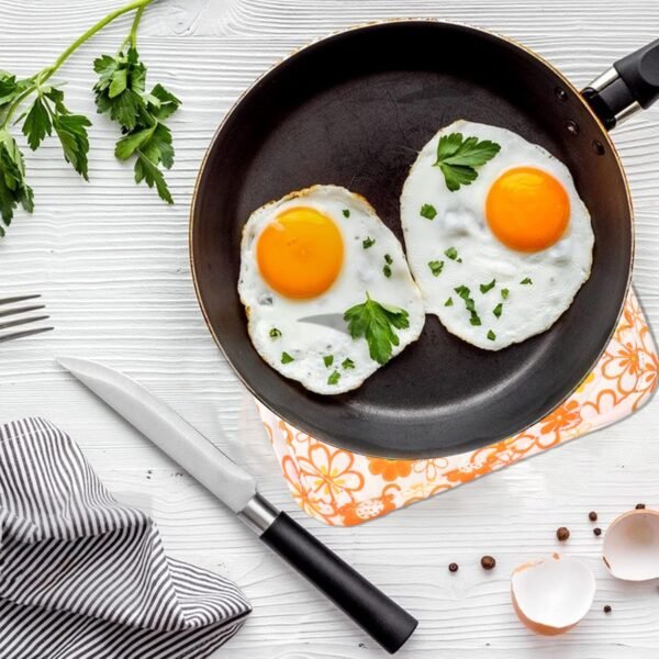 Kitchen Heat Resistant Quilted Pot Holder & Oven Mitt Pad (1 Pc / 16x16 Cm)