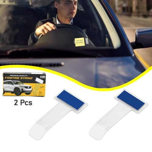 02_20c7fb10-d678-459a-94b8-5a51821a179d.jpg Windscreen cardholder, Fastag Stand, Transparent Ticket Holder Car (2 Pc Set)