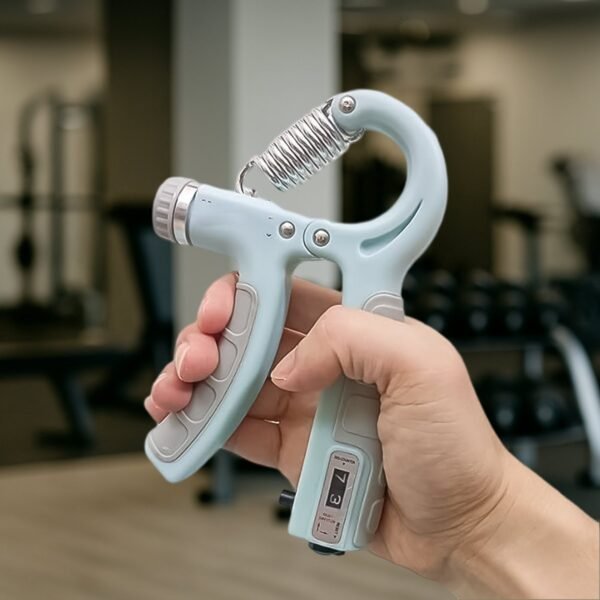 Gym Fitness Hand Grip Adjustable Finger Heavy Exerciser Strengthener 1 Pc