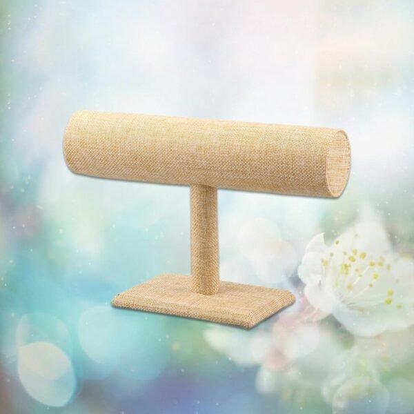 02_2164a1b3-e875-4ca0-a81b-b56d800647b6.jpg Jewelry Display Rack Bracelet Display Portable Bracelet Stand Jewelry Stand Organizer T Bar Stand Dispaly Rack Jewelry Display Stand Watch T- Flower Display Stand Appendix Necklace (1 pc)