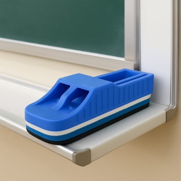 Yashu Magnetic 2-in-1 Whiteboard Duster with Dual Marker Holder (1 Pc)