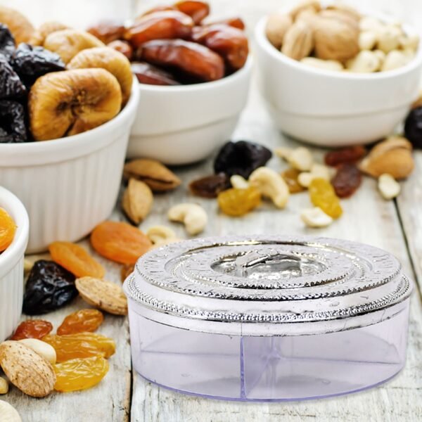 02_2670c0cd-b1b7-49ce-b15a-2ddbb323f636.jpg Round Smiley Multi Purpose 4 Compartment Box For Home & Kitchen Use