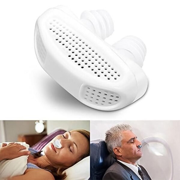 2 in 1 Anti-Snoring & Air Purifier Nose Clip Device (1 Pc / With Plastic Case)