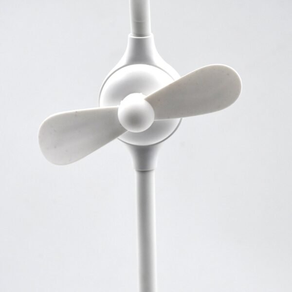 Rechargeable LED, LED Desk Lamp with Pen Container Fan, Interior Lighting for Study, Children's Room, Bedroom or Office, Perfect for Emergency, Study, Reading and Home USB Cable Included