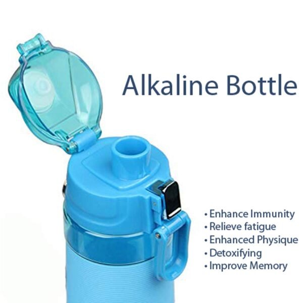 02_29257c2b-da35-46e1-8df8-1309da4a43f3.jpg Alkaline Water Bottle with Food Grade Plastic, Stylish & Portable (Particulates Not Included)