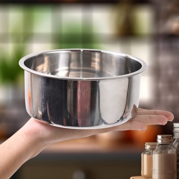 Stainless Steel Table Small Dish Bowl Plate Set for Side Dish, Sauce  (1 Pc)