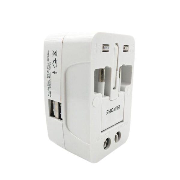 All-in-One Universal Worldwide Travelling AC Adaptor Plug (1 Pc)