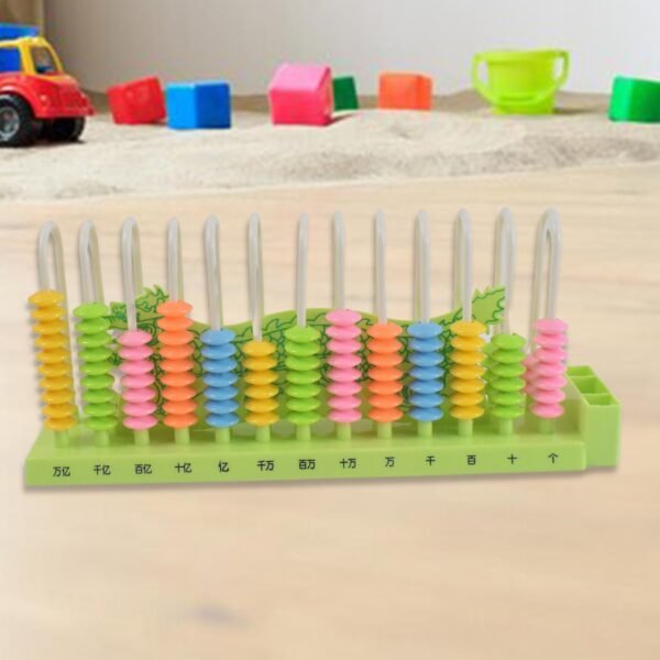 Abacus 13 Rods Counting Abacuses Toy Bead Educational Tools (1 Set / Mix Color)