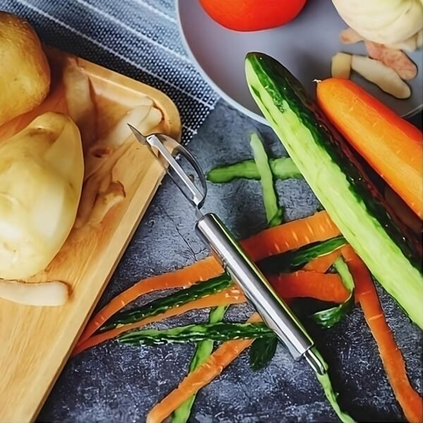 Ergonomic Kitchen Vegetable & Fruit Peeler for Daily Use (1 Pc)