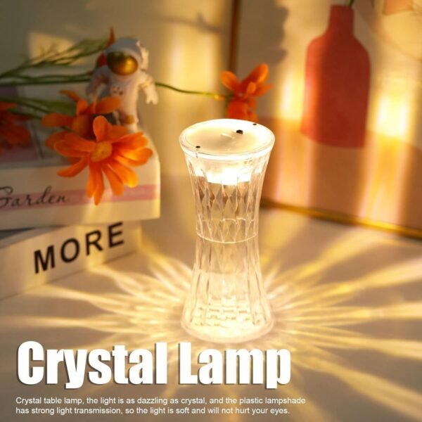 Crystal Lamp, Universal Night Light, Soft Lighting, Diwali (1 Pc)
