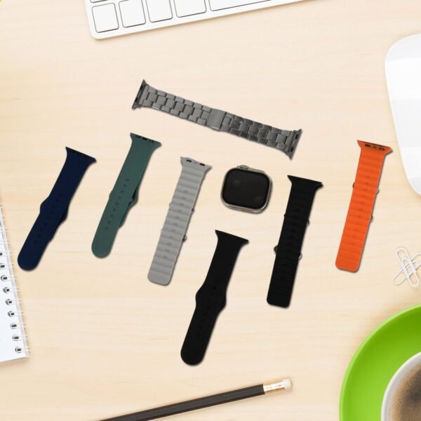 7 in 1 Ultra Smart watch Combo (1 Set / Mix Color)