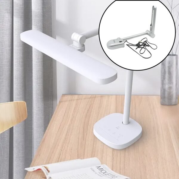 Multifunctional LED Desk Lamp for Study & Office – Eye-Caring Light (1 Pc)