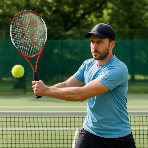 02_403229c0-f2a6-453a-8fd1-ce3299154905.jpg Professional Tennis Racket with Full Cover (1 Pc)