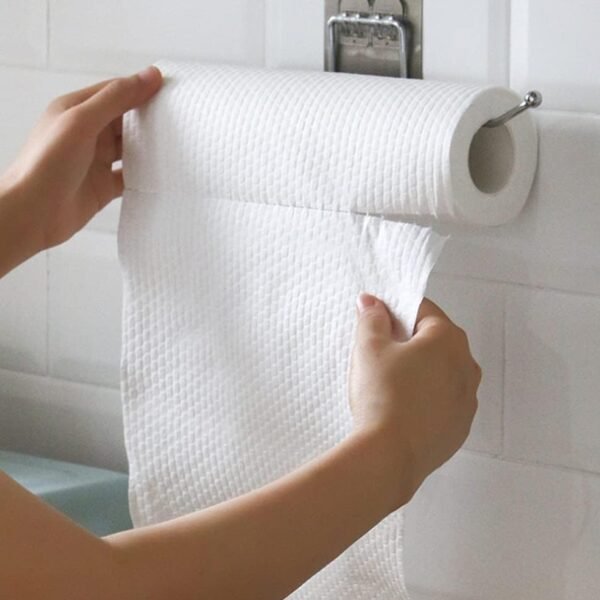 02_45d2ed50-bc9d-439b-9768-eed2e8c971fa.jpg Stainless Steel Adhesive Paper Roll Holder Tissue (1 pc)