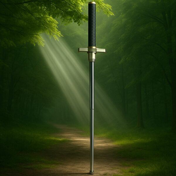 Safty Rod Lightweight Folding Walking Sticks with Nylon Bag Cover (75 Cm)