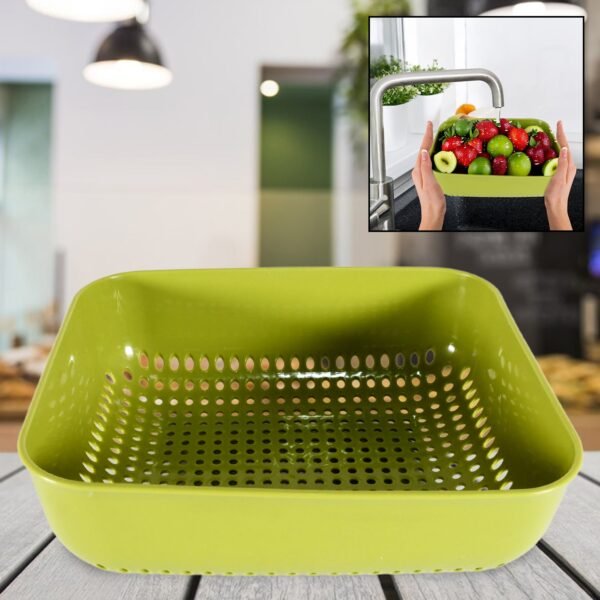 02_46050585-b578-4f19-9c16-df2bf1d3f94c.jpg Multipurpose Small Plastic Kitchen Basket, Vegetables and Fruits Washing, (20x17 Cm)