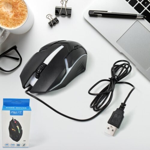 02_46762e23-c4a5-4f16-9b9f-916da7d77307.jpg USB Wired Mouse, Ergonomic Design Gaming Mouse (1 Pc)