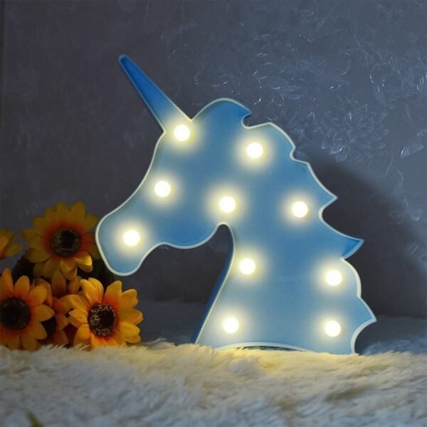 Unicorn Shaped LED Decorative Night Light (1 Pc)