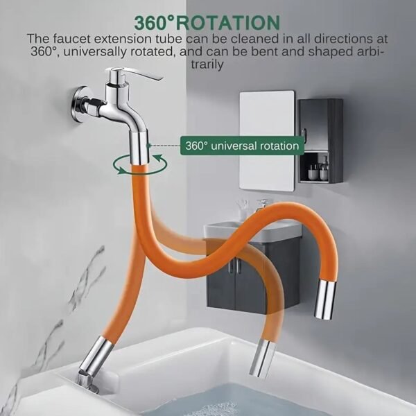 02_494a5d49-3737-4a23-aa29-2165c8accf96.jpg Flexible Water Tap Extender, 360° Bending Faucet Extension Tube with Connector (18cm)