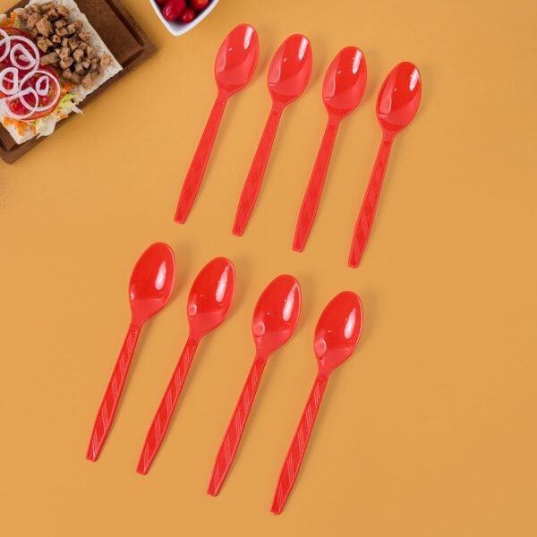 02_4a2da759-1fb1-463b-8c36-f7307d2ae77f.jpg Reusable Home Dining Plastic Spoons (8 Pc)