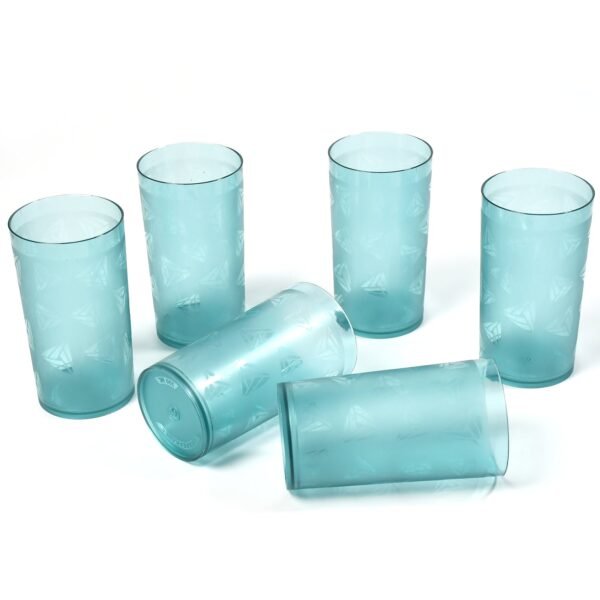 02_4aadd53e-afa0-4423-9185-b6e3ca6cef89.jpg Set of 6 Unbreakable Transparent Plastic Water Glasses (300ml)