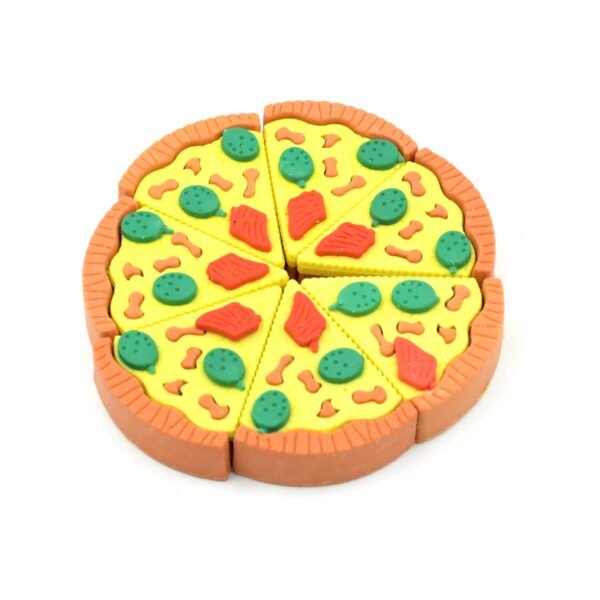 02_4c423a6d-50b2-4fa4-8415-c90333a3a707.jpg 3D Pizza Slices Eraser Set – Fancy & Colorful Stationery for Kids & Gifts (7 slice)