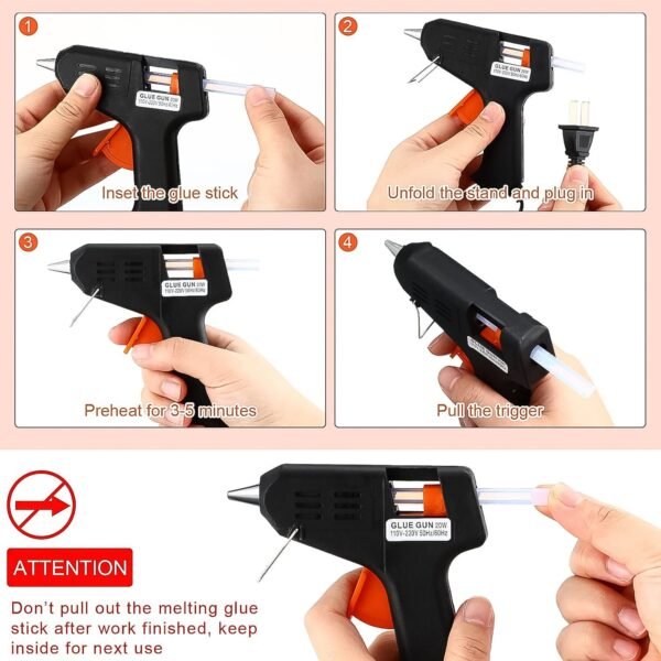 Professional Hot Melt Glue Gun – Rapid Heating Quick Melt Glue Gun (40W)