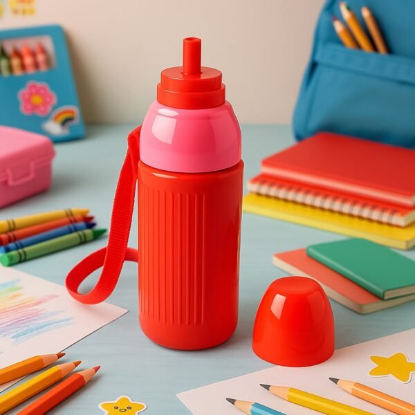 500ML Kids Insulated Plastic Water Bottle (1 Pc)
