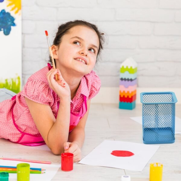 Pen Holder for Desk, Metal Mesh Holder (1 Pc)