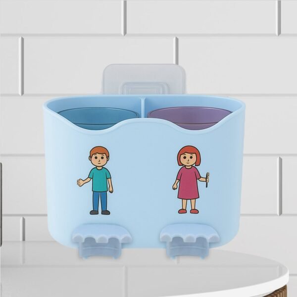 Wall-Mounted Toothbrush Holder