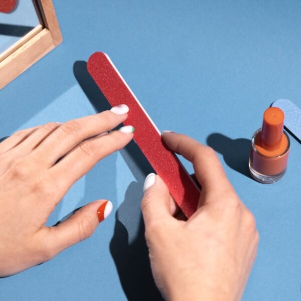 PROFESSIONAL NAIL FILER DOUBLE SIDED FOR NAIL SHAPER NAIL FILE ( 1 PCS )