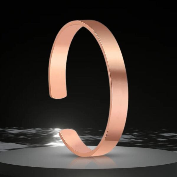 02_55d18e52-be97-49cf-bc82-a35d2bfaa7a3.jpg Elegant Rose Gold-Plated Open Cuff Bracelet Kada (1 Pc)