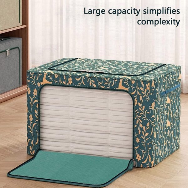 Zippered Closet Storage Box with Lid, With Window (50×40 Cm / 1 Pc)