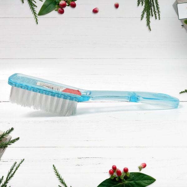 02_57aaad5b-c8c4-49bd-8965-cc87095a22a5-1.jpg Plastic Handle Shoes Clothes Scrubbing Brush (1 Pc / Mix Color / 19 Cm)
