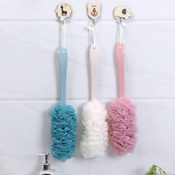 Loofah Back Scrubber with Long Handle for Shower & Bath Cleaning
