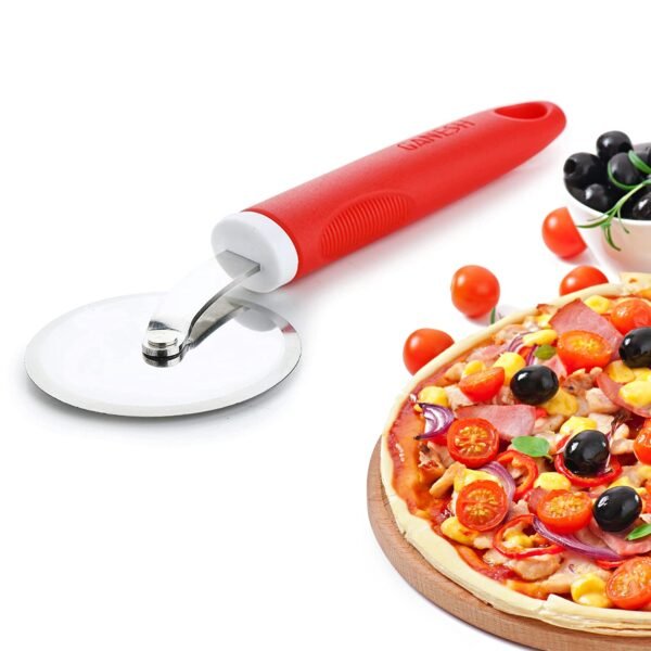 Ganesh GANESH PIZZA  /  PASTRY CUTTER Wheel Pizza Cutter  (Stainless Steel)