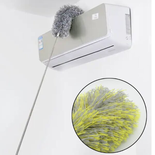 02_5b99389c-bf82-4228-bfea-0d1b28c95cbd.jpg Long Handle Microfiber Duster – Extendable & Washable Cleaning Tool (62cm)