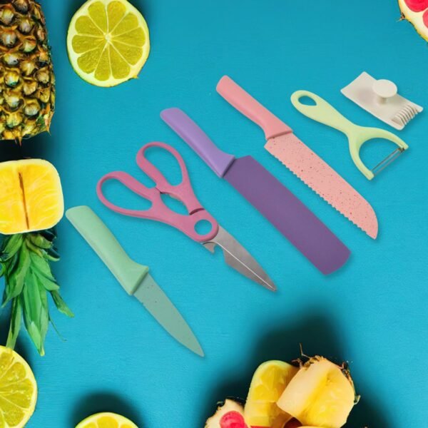 02_5bf52a3f-8291-451e-a433-b299ca0cb682.jpg Professional Colorful Kitchen Knives Set (6 Pcs Set)