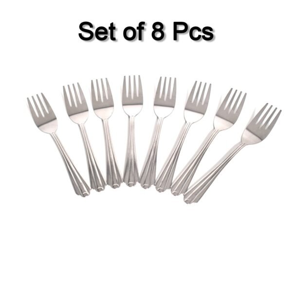 Small Dinner Fork for home and kitchen. (set of 8Pc)